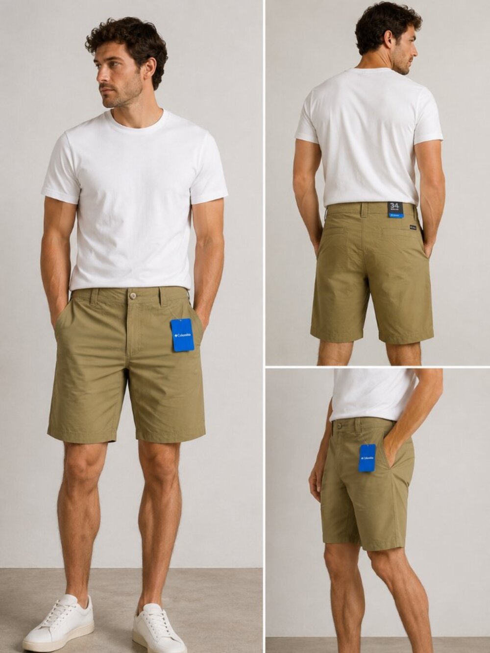 Columbia Men’s Regular Fit Birch Forest II 10" Shorts – Size 34 – NWT